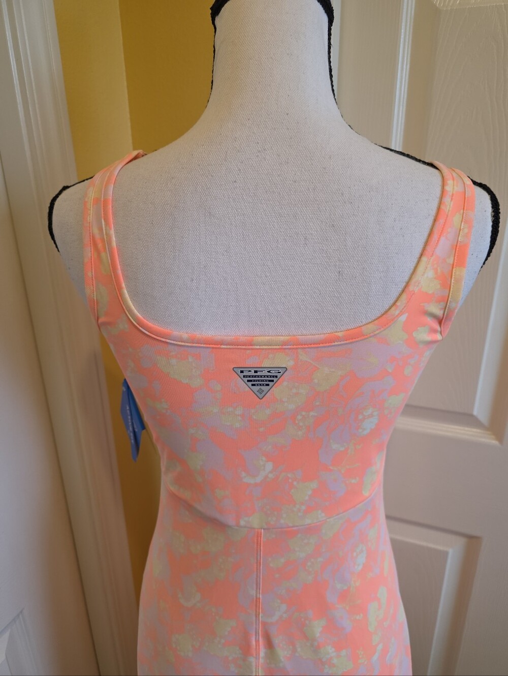 COLUMBIA ORANGE TANK DRESS, SIZE S, NEW - Picture 9 of 13